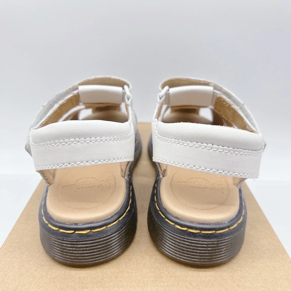Dr. Martens Moby II Kid's Sandals White Leather US 3/ EU 34